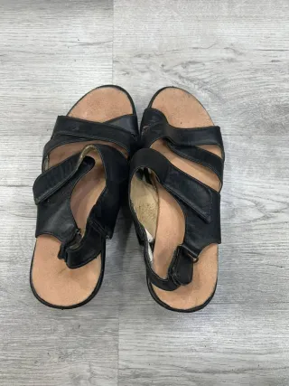 Sandalias negras mujer
