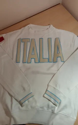 Felpa Kappa Italia vintage uomo bianca