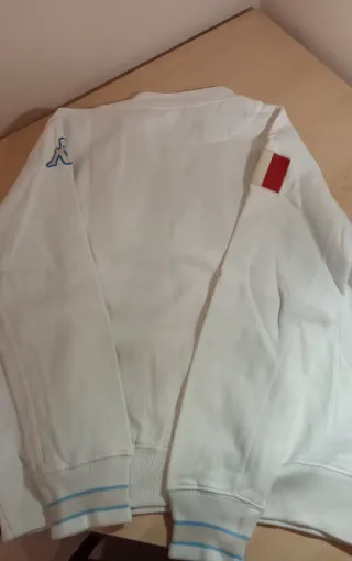 Felpa Kappa Italia vintage uomo bianca