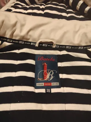 Chubasquero Batela Beige Talla 38