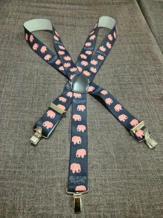 Tirantes Delirium Tremens con elefantes