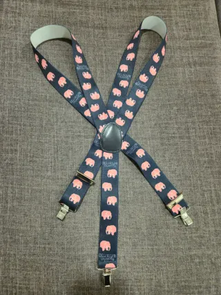 Tirantes Delirium Tremens con elefantes