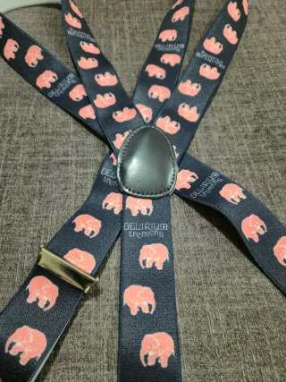 Tirantes Delirium Tremens con elefantes