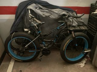 Fat Bike Ruedas Gordas Azul