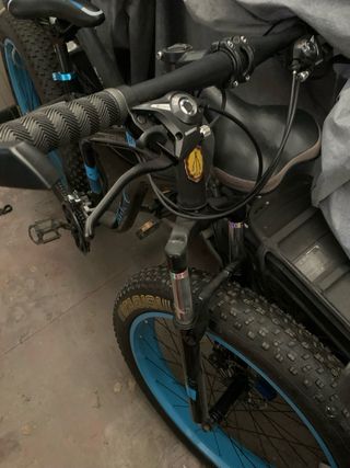 Fat Bike Ruedas Gordas Azul