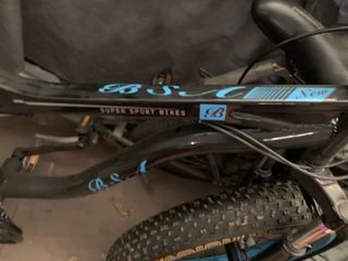 Fat Bike Ruedas Gordas Azul
