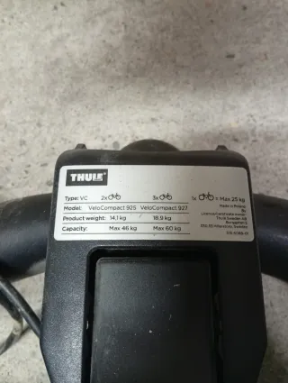 Portabicicletas Thule VeloCompact 925
