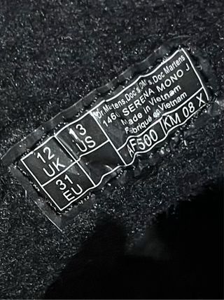 Botas Dr Martens t31 1460 Serena Piel con forro