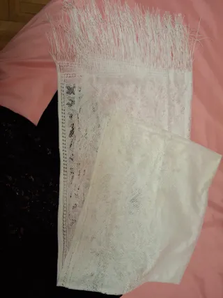 Blusa MS Mode encaje transparente XXL