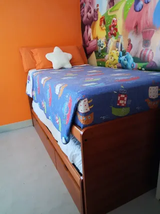 Estructura cama nido con 3 cajones