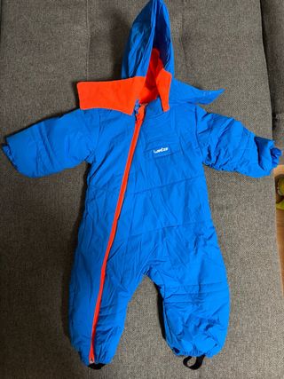 Conjunto Infantil Nieve Azul y Naranja