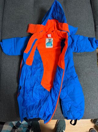 Conjunto Infantil Nieve Azul y Naranja