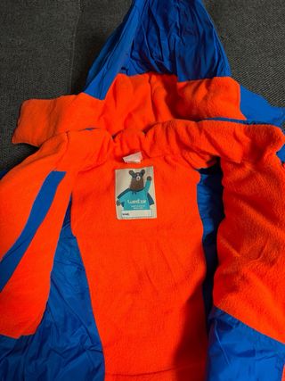 Conjunto Infantil Nieve Azul y Naranja