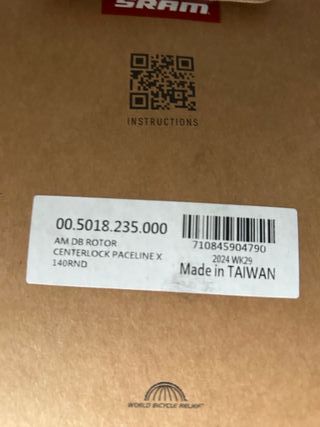 Disco Freno SRAM Centerlock 140mm