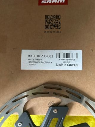 Disco Freno SRAM Centerlock 140mm