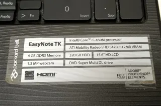 Packard Bell PEW91 Negro