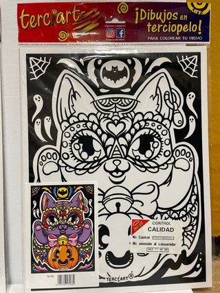 Lote 4 laminas colorear Terciart. Japoneses