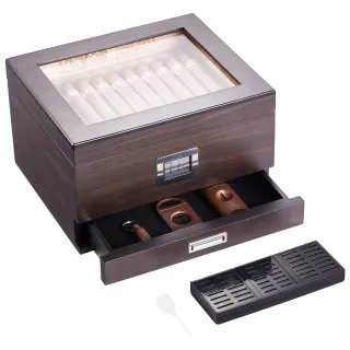 Humidor per Sigari Scatola Humidor Piano in vetro