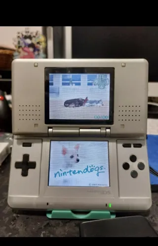 Nintendo DS Plata con Nintendogs