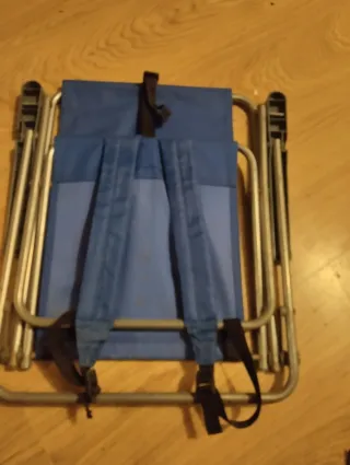 Silla de piscina infantil azul