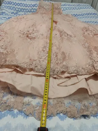 Vestido de fiesta Rosa Clará rosa palo