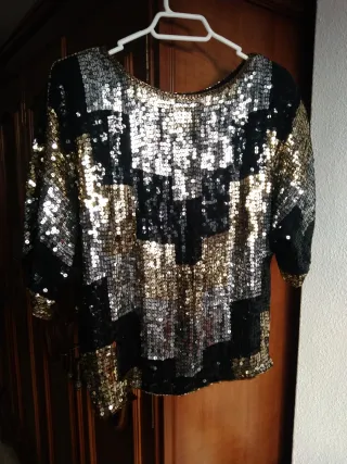 Blusa lentejuelas