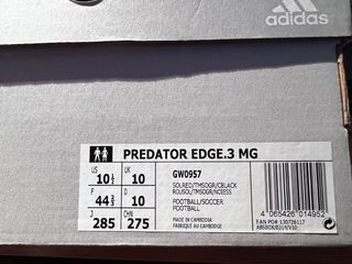 Botas Fútbol Adidas Predator Edge.3 MG 44,5 nuevas