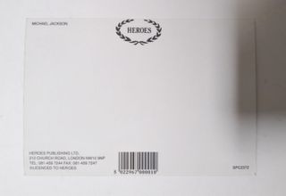 Cartolina Michael Jackson