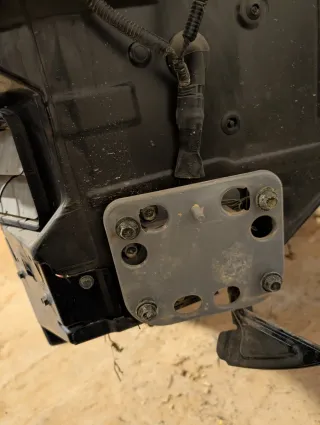 Protección paragolpes trasero y soportes