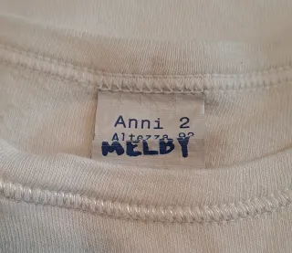 3 Magliette intime felpate tg. 2 anni