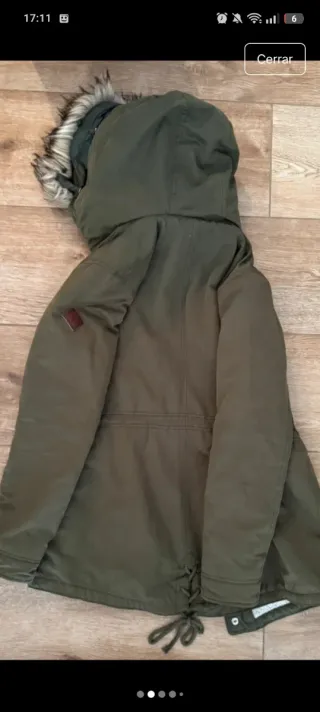 Chaqueta Hollister verde talla M