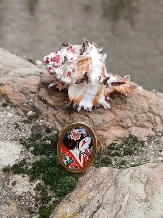 Anillo hecho a mano Geisha