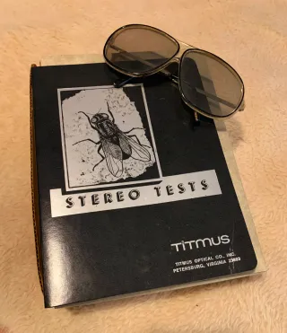 Test de la mosca Titmus rareza vintage