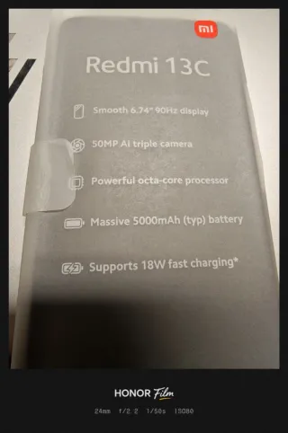 Redmi 13 C 6+128GB Negro