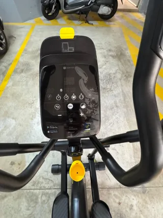 Elíptica negra y amarilla