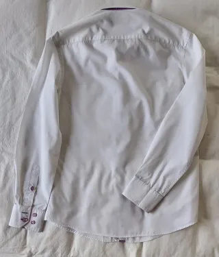 Camisa de vestir blanca Celio hombre