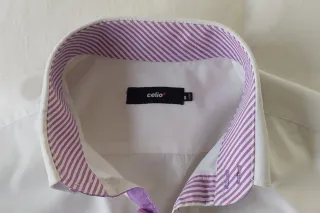 Camisa de vestir blanca Celio hombre