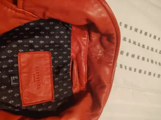 Cazadora Piel Roja Cortefiel