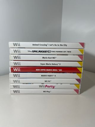 Nintendo Wii con giochi e accessori