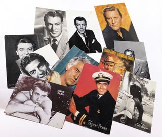 Lotto cartoline vintage Hollywood anni 50-60