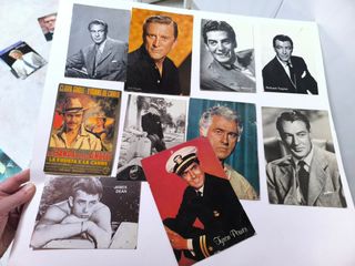 Lotto cartoline vintage Hollywood anni 50-60