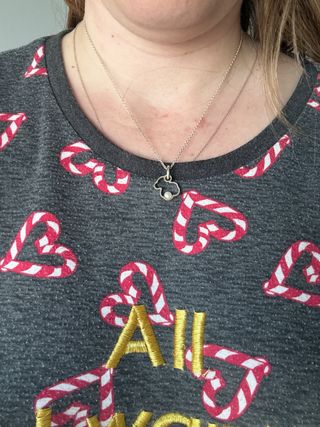 Colgante Tous Oso Perla plata