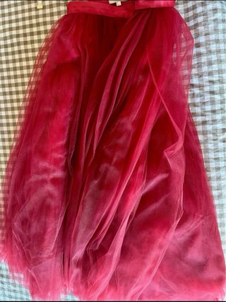 Falda tul Coosy rojo.