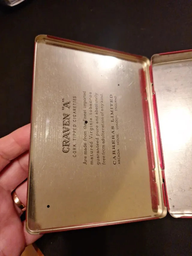 Caja Coleccionista Craven A Virginia Cigarettes