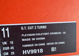 Nike GT Cut 3 - Taglia 45 EU / 11 US