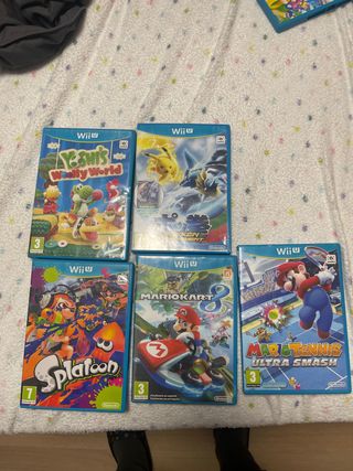 Pacchetto 5 Giochi Wii U: Yoshi, Pokémon, Splatoon, Mario