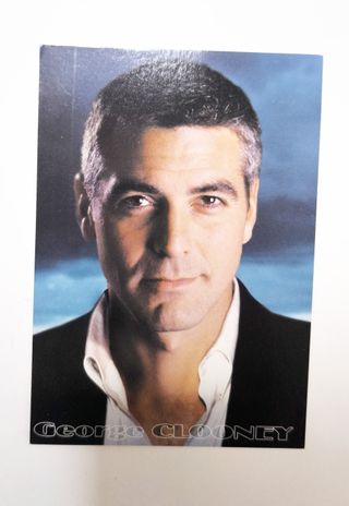 Cartolina George Clooney