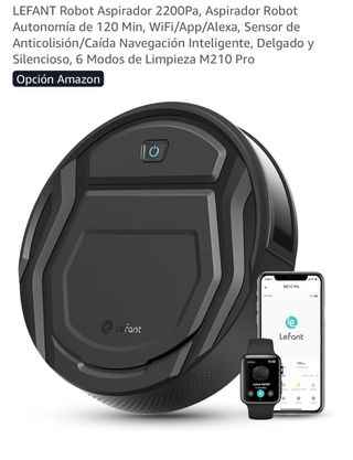 Robot Aspirador Lefant M210 Pro 2200Pa