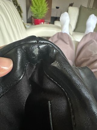 Bolso acolchado negro Zara