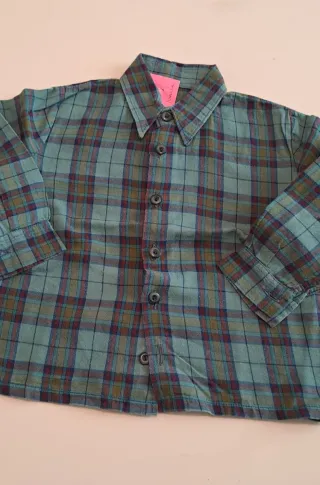 Camicia invernale a quadri tg. 2 anni